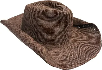 MARCUS ADLER Raffia Cowboy Hat