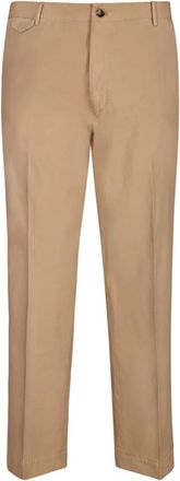 Dell'Oglio Suit Broeken - Heren - Nette broeken - Beige - S - Broeken