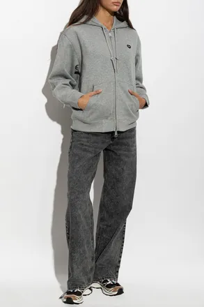 Carhartt Work in Progress Sweatshirt Small Heart Path, Womens, Grey