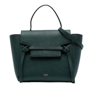 Celine Pre-owned Handbags, female, Green, Size: ONE SIZE Pre-owned Vintage Handbag
