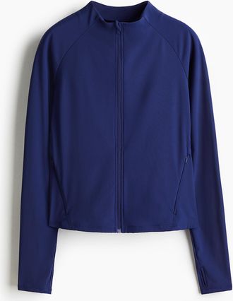 H&M Sportjacke mit Cool Handfeel DryMove - Elektroblau