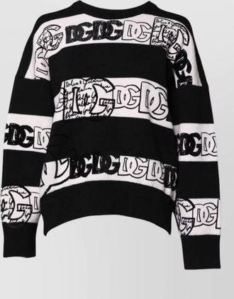 Dolce & Gabbana cashmere logo-print sweater