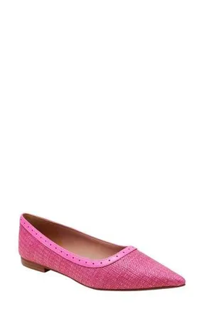 Linea Paolo Newport Pointed Toe Flat in Fuchsia at Nordstrom Rack, Size 10