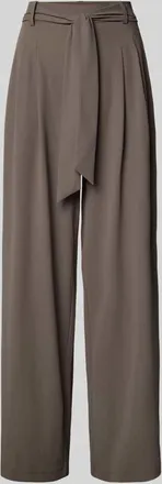 Cambio Cambio Straight Leg Stoffhose mit Bindegürtel Modell ANNY in Oliv, Größe 36