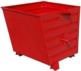 Bauer Volquete Apilable Capacidad 0,55 M&sup3; Rojo Vivo Ral 3000