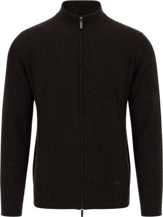 Emporio Armani Truien & Vesten, Heren, Bruin, 2Xl, Wol, Cardigan