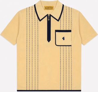 Gabicci Vintage 1973 Mens Gabicci Vintage Darron Lemon Polo Shirt - Yellow - Size: 44