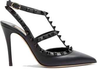 Valentino Garavani Dames, Schoenen, Zwart, Maat: 35 1/2 EU Leer