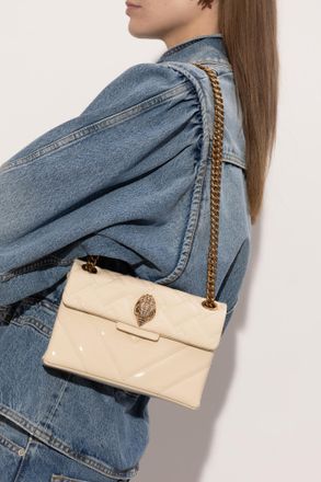 Kurt Geiger Mini Kensington Shoulder Bag, Womens, Cream
