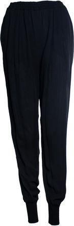 Stella McCartney Stella McCartney, zwarte sportieve sheer pantalon
