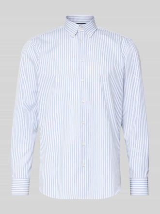 Christian Berg Regular Fit Business-Hemd mit Knopfleiste in Bleu, Gr&ouml;&szlig;e 39/40