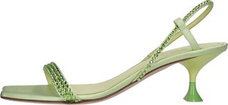 3Juin 3Juin, Schoenen, Dames, Groen, 37 1/2 EU, Sandalen met Hoge Hak