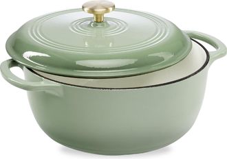 Best Choice Products 7.5 Quart Enamel Cast-Iron Dutch Oven, Heavy-Duty Cookware w/ Dual Handles, Lid