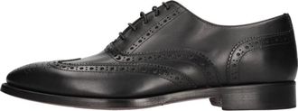 Cerbero 1012 Veterschoenen - Heren - Nette schoenen - Zwart - 44 EU - Leer - Schoenen