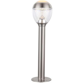 Globo Lighting Callisto Baliza exterior de acero inoxidable IP44 LED 3000K