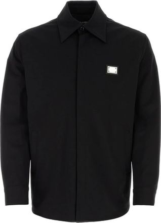 Dolce & Gabbana Camicia - Heren - Zomerjassen - Zwart - M - Jassen