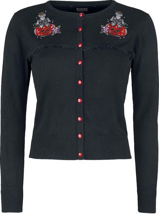 Banned Poison Rip Cardigan XL Black