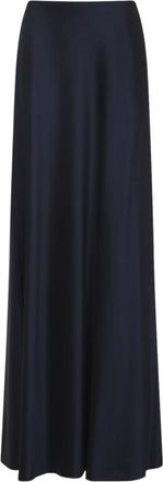Ralph Lauren Icon Maxi Rok - Dames - Maxi Rokken - Blauw - S - Rokken