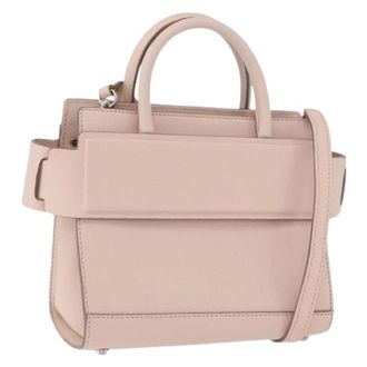 Givenchy Pre-owned Hand Bag - Dames - Pre-owned - Beige - Maat: ONE Size Leer