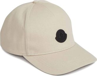 Moncler Cappello da baseball con applicazione logo - Toni neutri