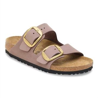 Birkenstock Womens Arizona Big Buckle Sandals In Faded Purple
