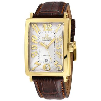 Gevril Group Avenue of Americas Automatic White Dial Mens Watch 15100-7