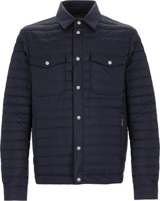 Moorer Quilted Design Horizontal Stitching Jacket
