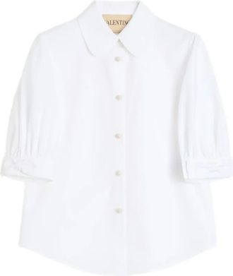 Valentino Garavani Camicia con maniche a palloncino - Bianco