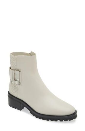 Karl Lagerfeld Vara Bootie in Soft White at Nordstrom Rack, Size 6.5