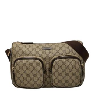 Gucci Pre-owned Cross Body Bags, female, Brown, Size: ONE SIZE Pre-owned Vintage Shoulder Bag