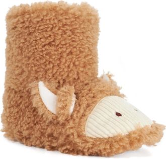 Dune London Ladies WOWLANDER Fluffy Slipper Boots Size M Slippers
