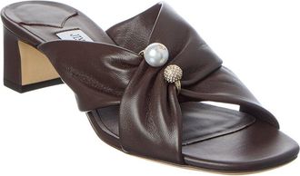 Jimmy Choo London Rafi 45 Leather Sandal
