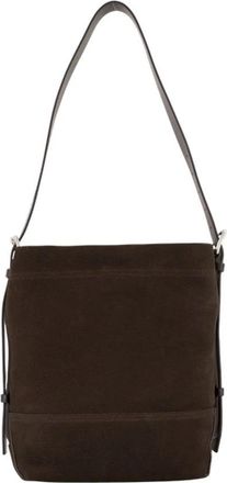 Christophe Lemaire Kleine Schoudertas met Riem - Dames - Schoudertassen - Bruin - ONE Size - Leer - Tassen