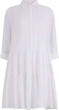 Fabiana Filippi Kleedjes - Dames - Shirt Kleedjes - Wit - S - Kleedjes