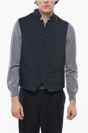 Corneliani Front Buttoned Quilted Waistcoat size 48
