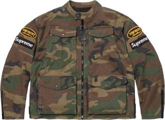 SUPREME x Vanson SS26 Leathers Cordura Jacket Woodland Camo SUP-SS26-054-WOLNDCAMO