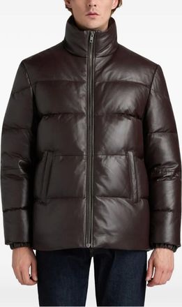 Bally Piumino in pelle - Marrone