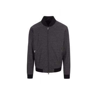 HUGO BOSS P-Hanry-Bmb-234 Jas - Heren - Bomber jackets - Grijs - M - Wol - Jassen