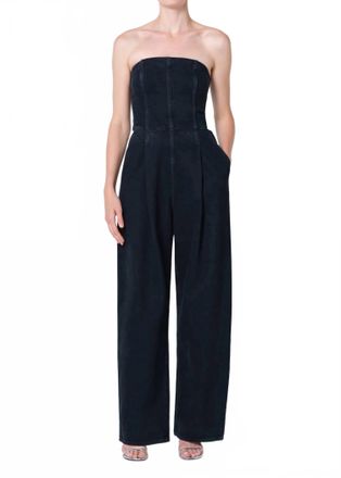 A Gold E Agyness Jumpsuit In Indigo