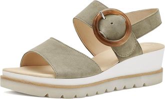 Gabor Gabor 44.645 Womens Shoes Sage : UK 8.5 (US Womens 11) B - Medium, Leather