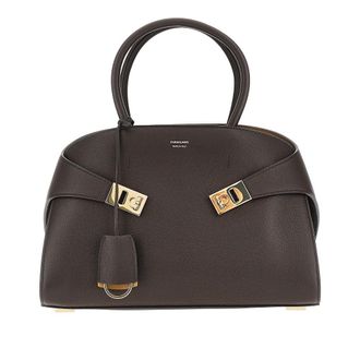 Ferragamo Hug grained leather bag Woman One Size