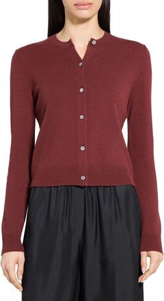 Theory Cashmere Cardigan in Oxblood Red at Nordstrom, Size Medium