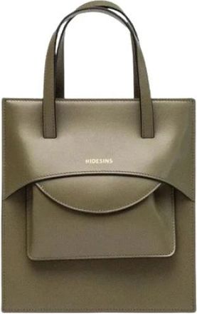 Hidesins Flap J - Dames - Handtassen - Groen - ONE Size - Leer - Tassen