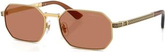 Versace Sunglasses, unisex, Yellow, Size: 54 MM Ve2297 Sunglasses