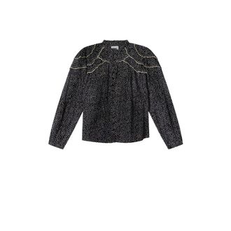 Isabel Marant Dames, Blouses & Shirts, Zwart, Maat: M Leer