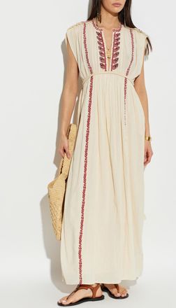 Isabel Marant Liviane Dress, Womens, Cream