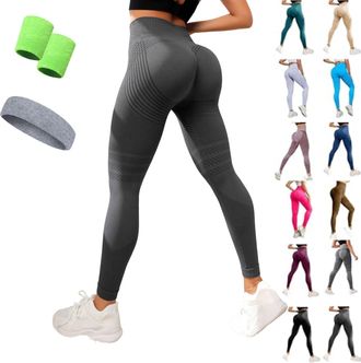 Generic Cellumove Leggings, Anti Cellulite Leggings, 3D Compression Slimming Sport Yoga Pant, High Waist Seamless Tummy Control (Dark Grey,XXL)