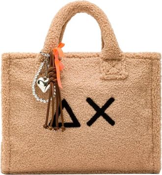 Sun 68 Cali Midi Bag Teddy - Dames - Shoppers - Bruin - ONE Size - Tassen
