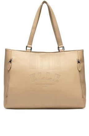 Elle Roamer 24L Vegan Leather Weekender Duffel Bag in Nude at Nordstrom
