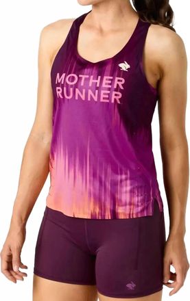 Rabbit Womens Go Time Tank In Mauve mother Runner